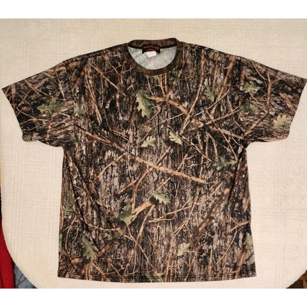 True Timber T-Shirt 2XL‎ Camouflage Cotton Crewneck Vintage Made in USA